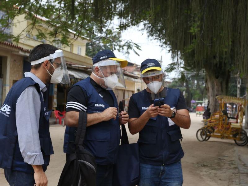 O IBGE faz primeiro teste preparatório do Censo Demográfico 2022