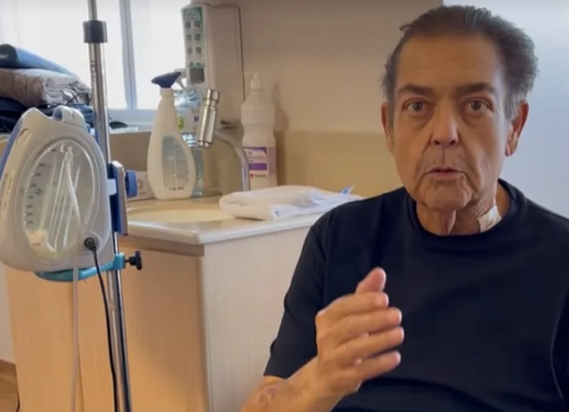 Faustão agradece emocionado a família de doador do coração: 'Me deu a chance de viver de novo'
