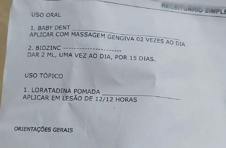 Médica receita remédio que não existe para tratar bebê
