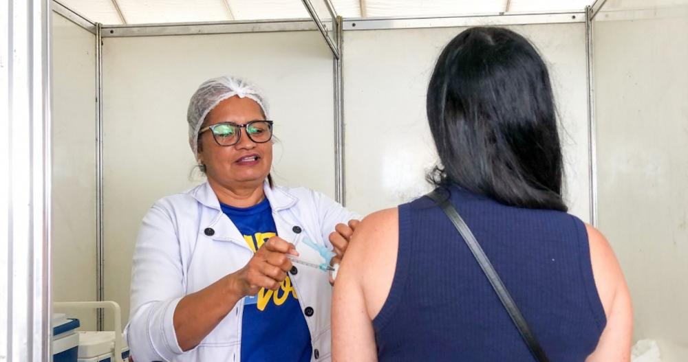 Cerca de 1200 atendimentos em saúde realizados no Mutirão do Aniversário de Feira