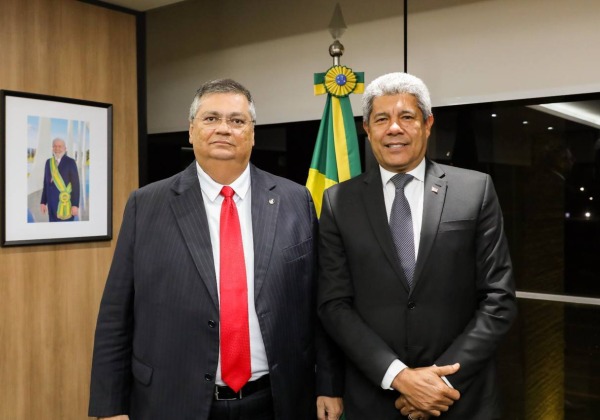 Jerônimo se reúne com ministro Flávio Dino e reforça parceria em ações de Segurança Pública