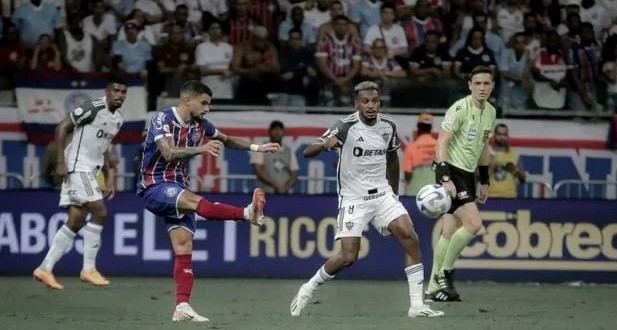 Bahia goleia o Atlético-MG e garante a permanência na Série A do Campeonato Brasileiro