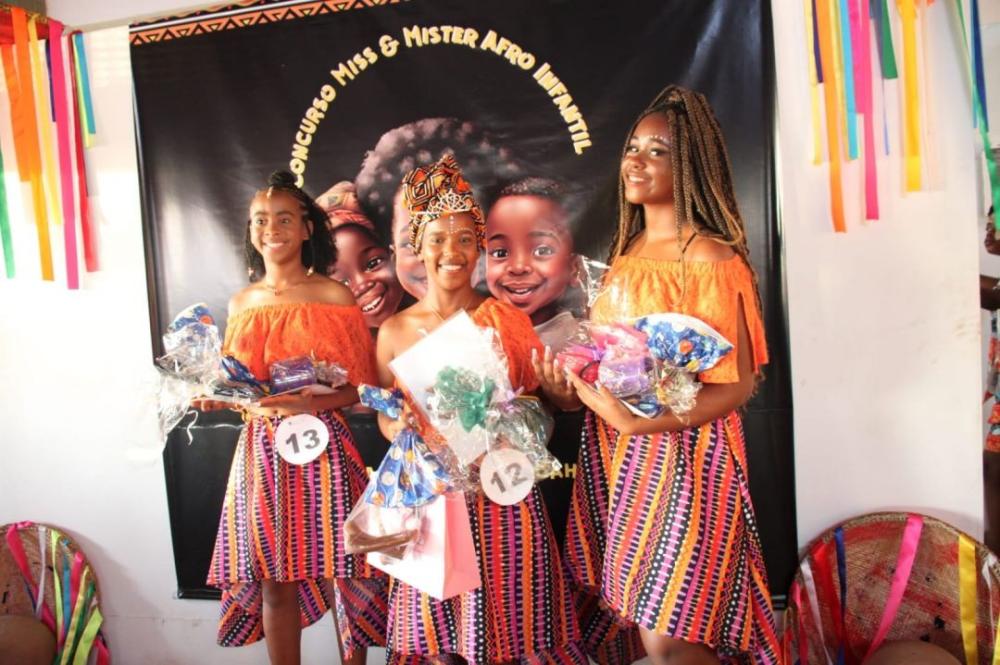 Moviafro elege Miss e Mister Afro Infantil 2023 de Feira de Santana