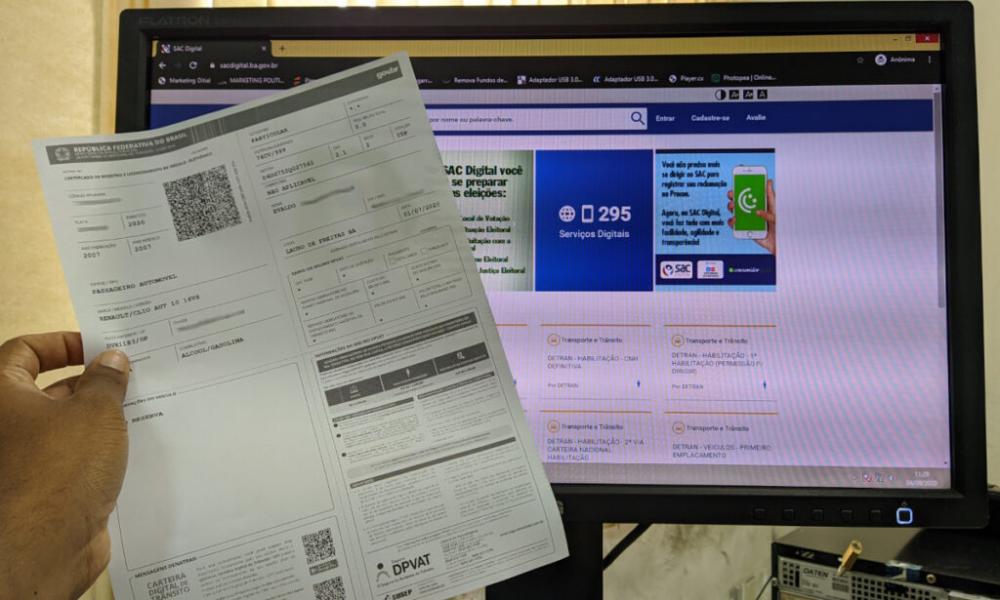 IPVA cairá, em média, 2,61% na Bahia em 2024