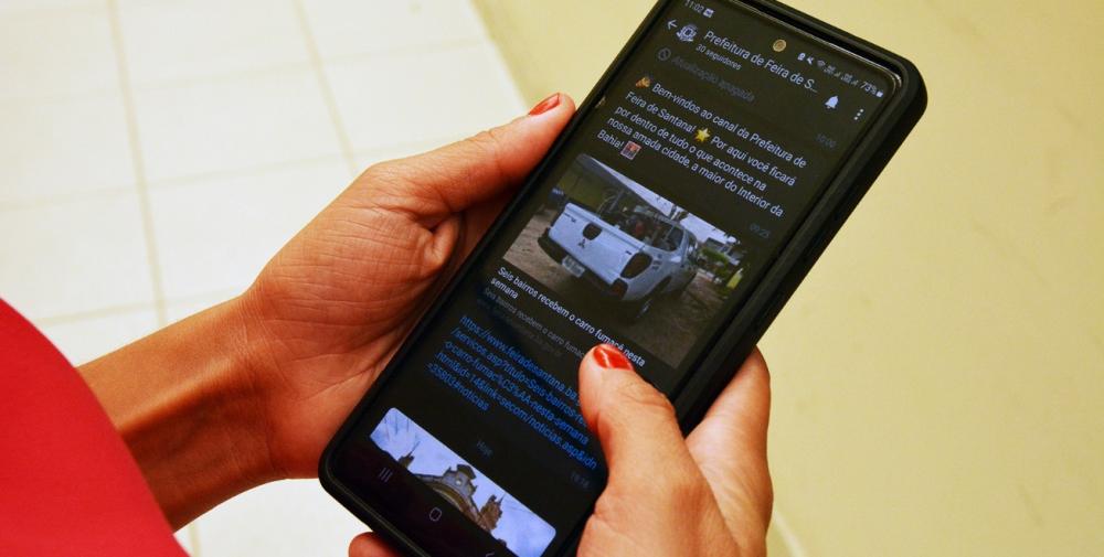 Prefeitura de Feira lança canal no WhatsApp; saiba como seguir