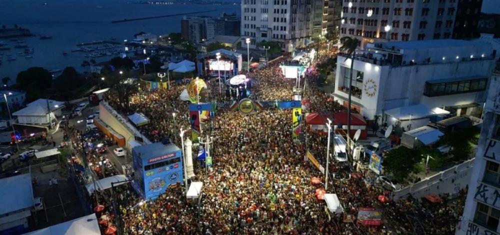 Mais de 1 milhão de turistas visitaram Salvador no Carnaval 2024