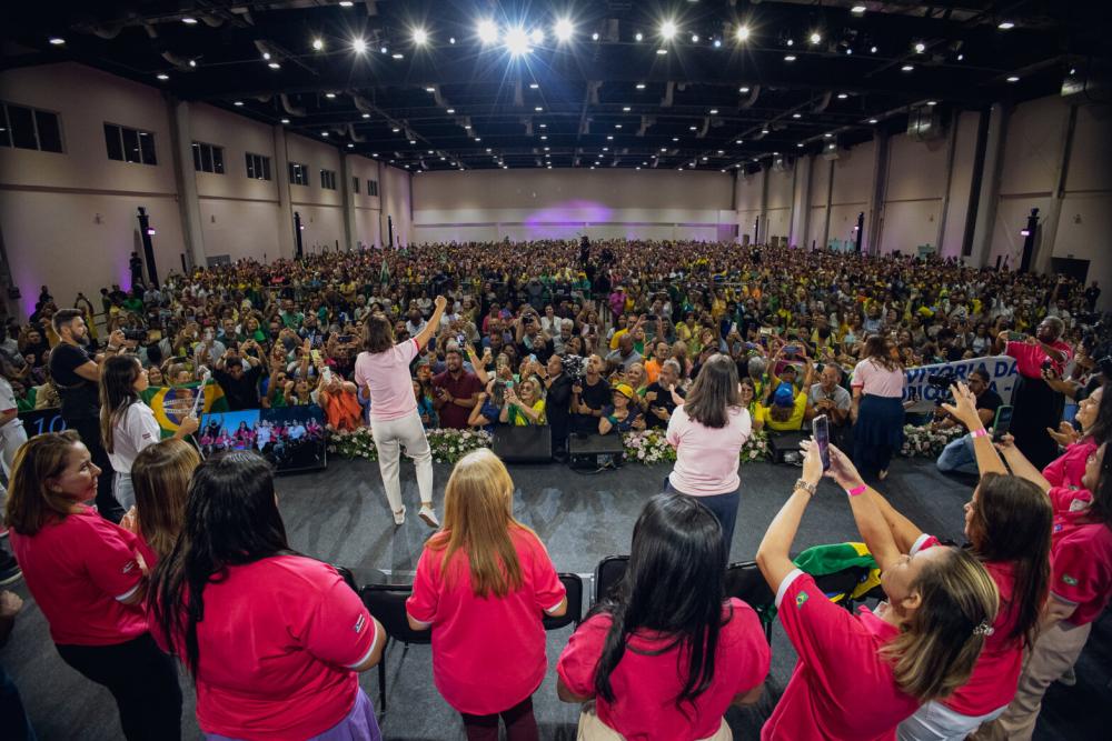 Capitão Alden aponta Michelle Bolsonaro como nome natural da direita para concorrer à presidência