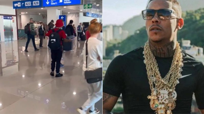 MC Poze é detonado na web após ser flagrado discutindo com homem em aeroporto
