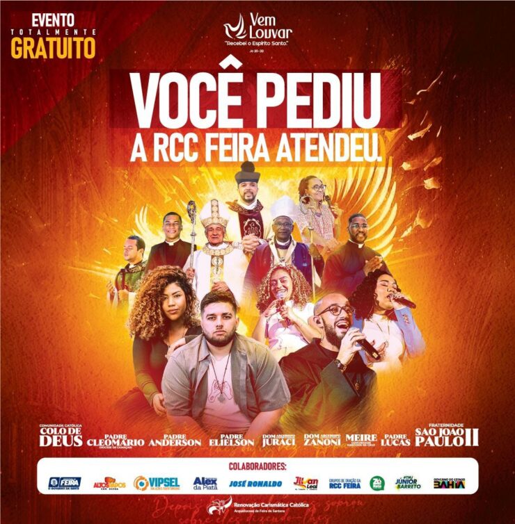 26ª edição do Vem Louvar acontece entre os dias 19 e 21 de abril