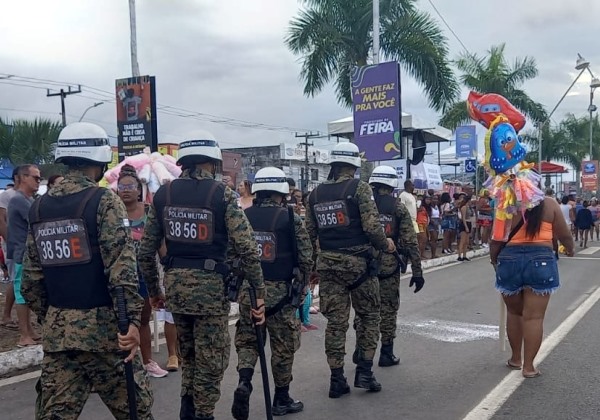 Micareta termina sem crime grave e com sete presos pelo Reconhecimento Facial